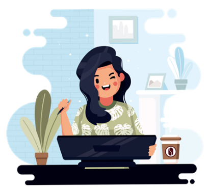 au travail Design by freepik